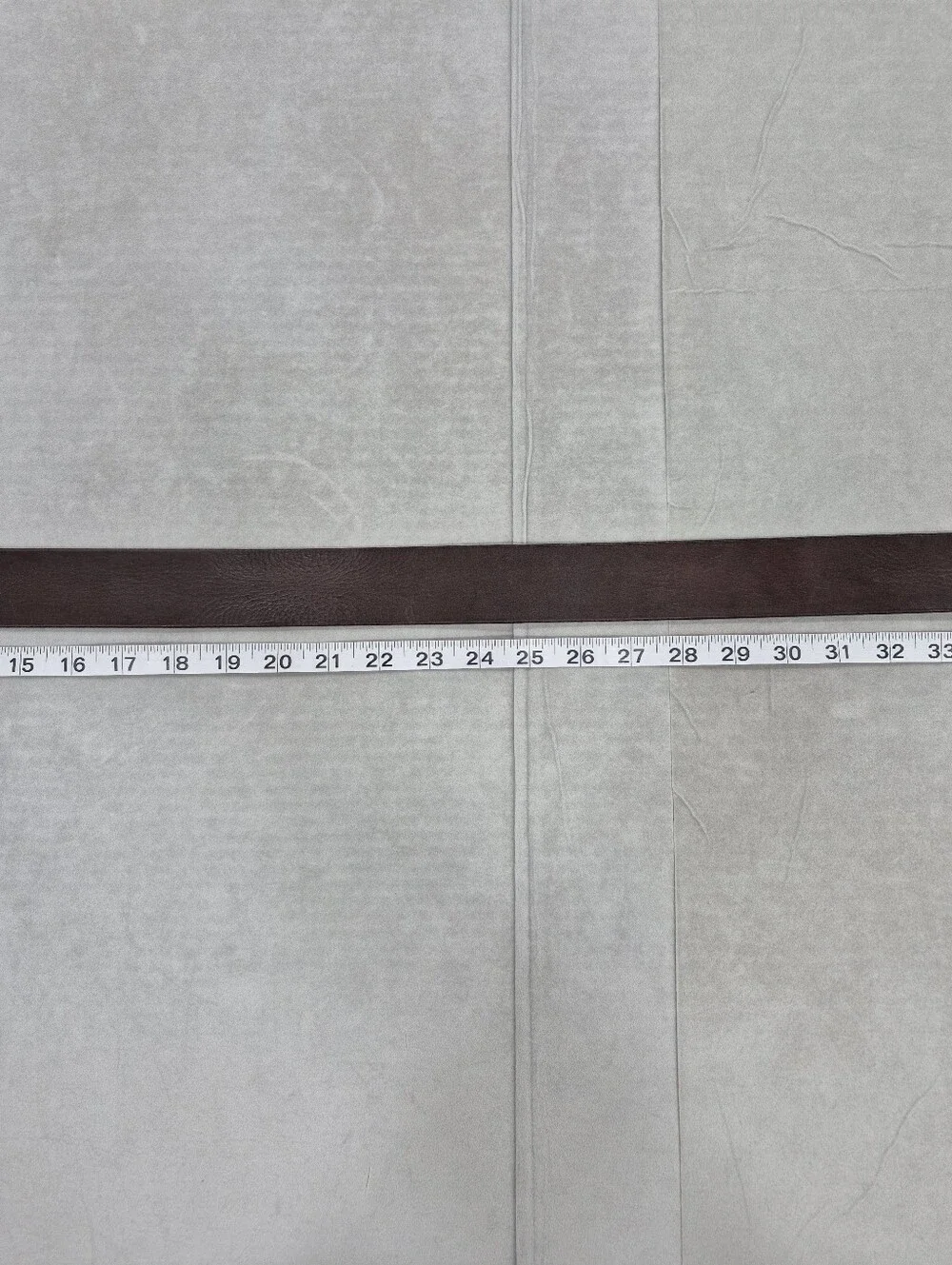 Aeropostale belt women's large brown leather brushed silver rounded buckle